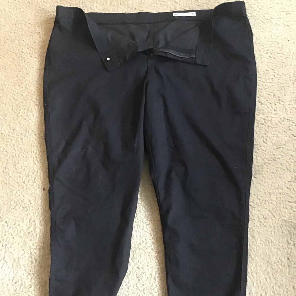 ASOS Curve high rise ridley skinny jeans black